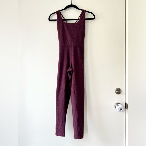 NWT CALIA Women's LustraLux Sleeveless Strappy Back Bodysuit in Wine - Picture 5 of 8